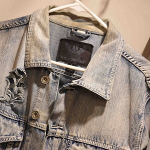 Victorious Distressed Denim Jacket